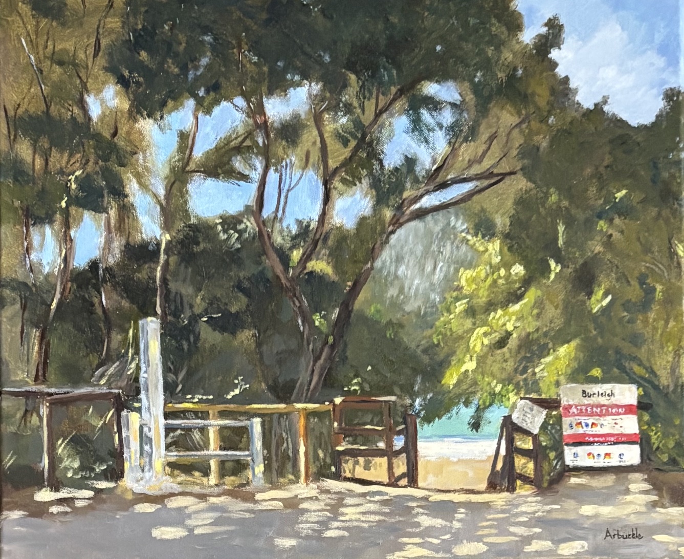 Entrance to Burleigh Beach